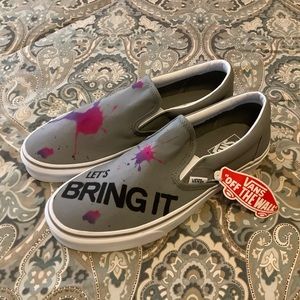 NWT RARE Vans x Dell Tech “LETS BRING IT”Sneakers